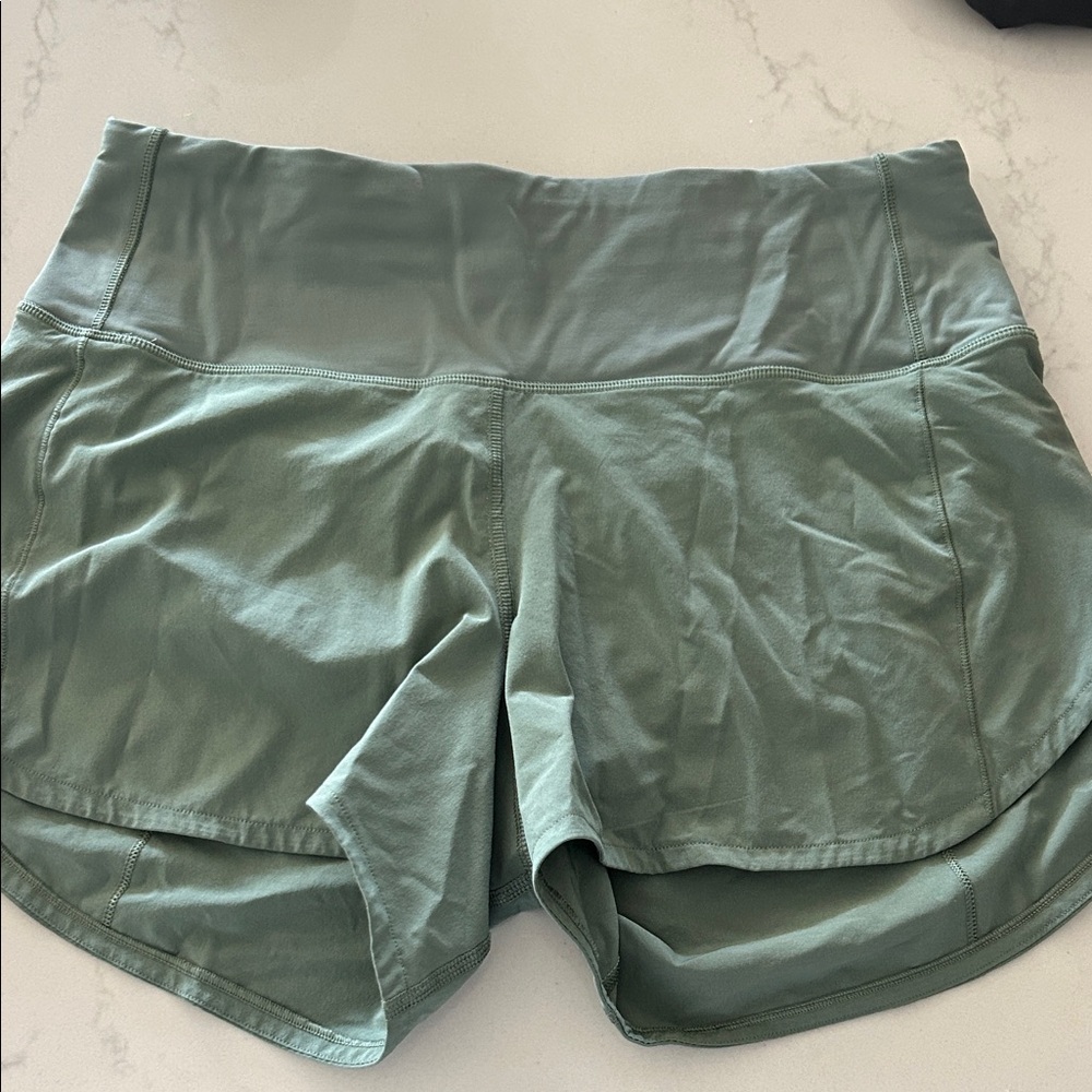Women's Green Lulu Shorts